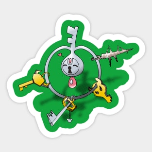 Keys to My Heart Sticker